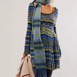 FREE PEOPLE Pandora Pointelle Mini Dress